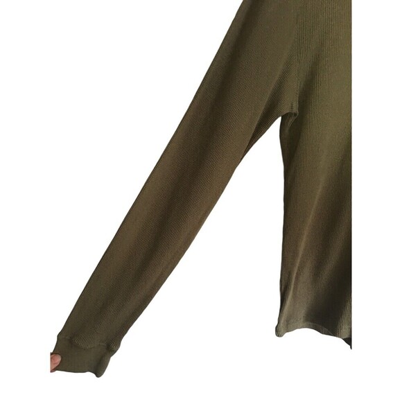 Linus Tech Tips Shirt Men's Size Small Olive Cotton Long Sleeve - Picture 4 of 6